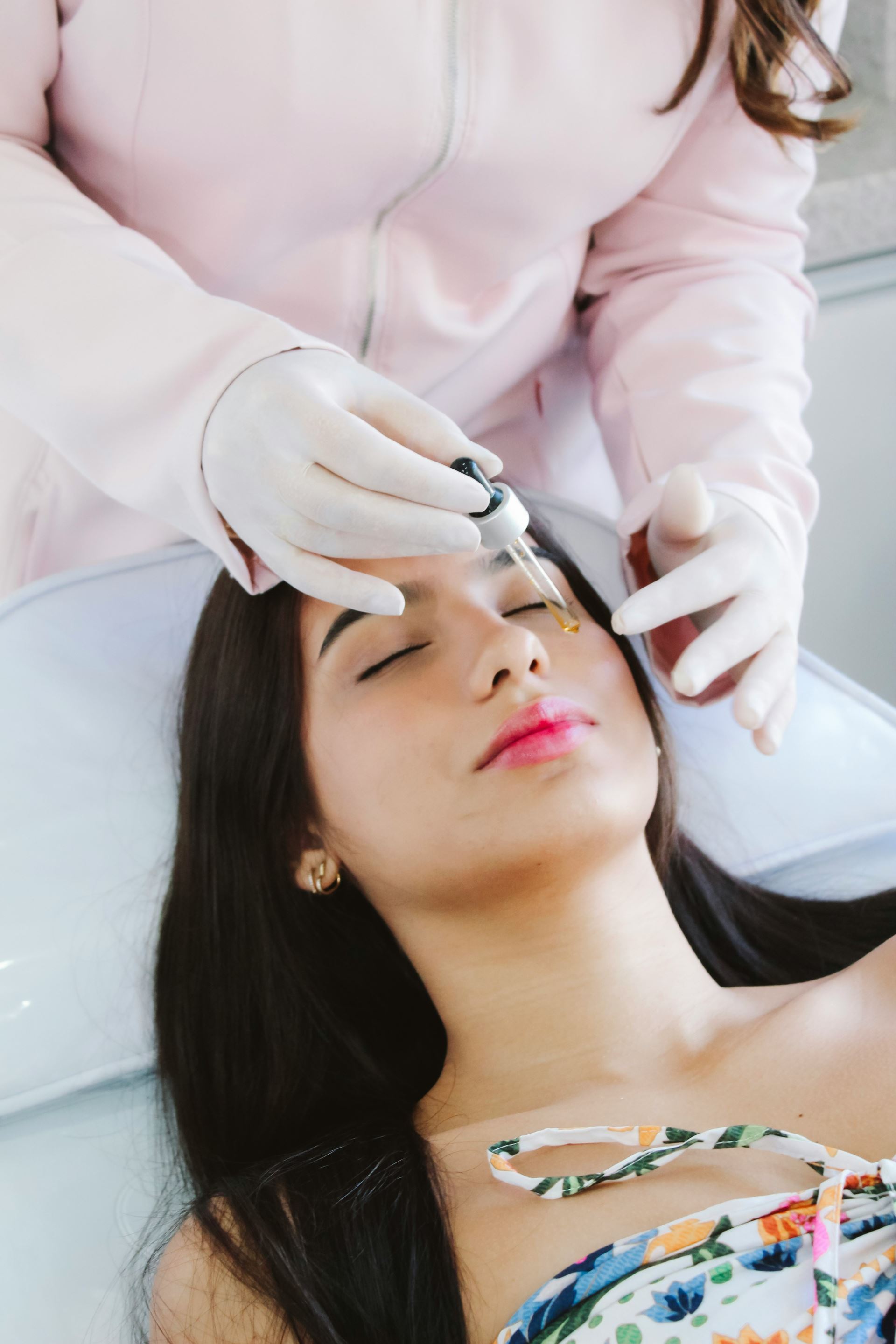 Lady having treatment